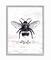 Stupell Industries Bee Mine Wall Art in Gray Frame